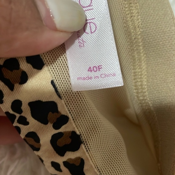 Cacique Brown and Black Leopard Print Wireless Bra - Picture 3 of 13